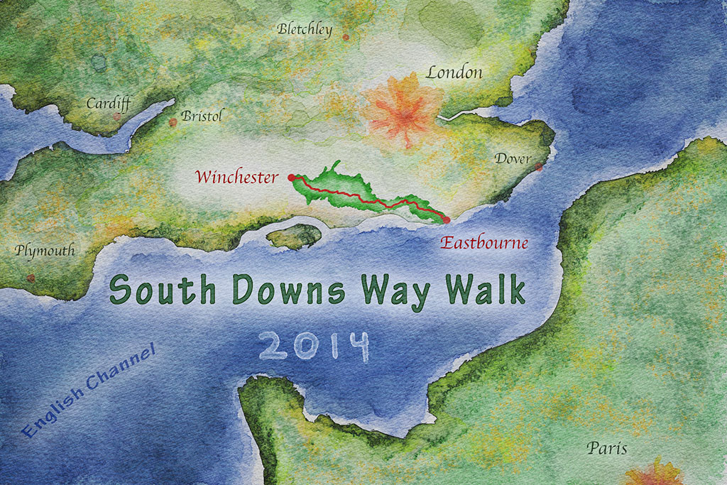 Walking the South Downs Way - 2014