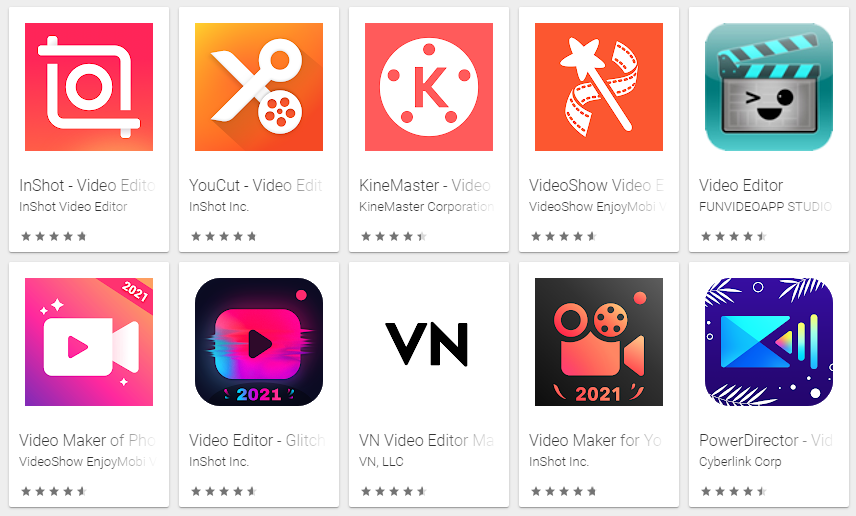 Best Video Editing Apps For Android In 2021
