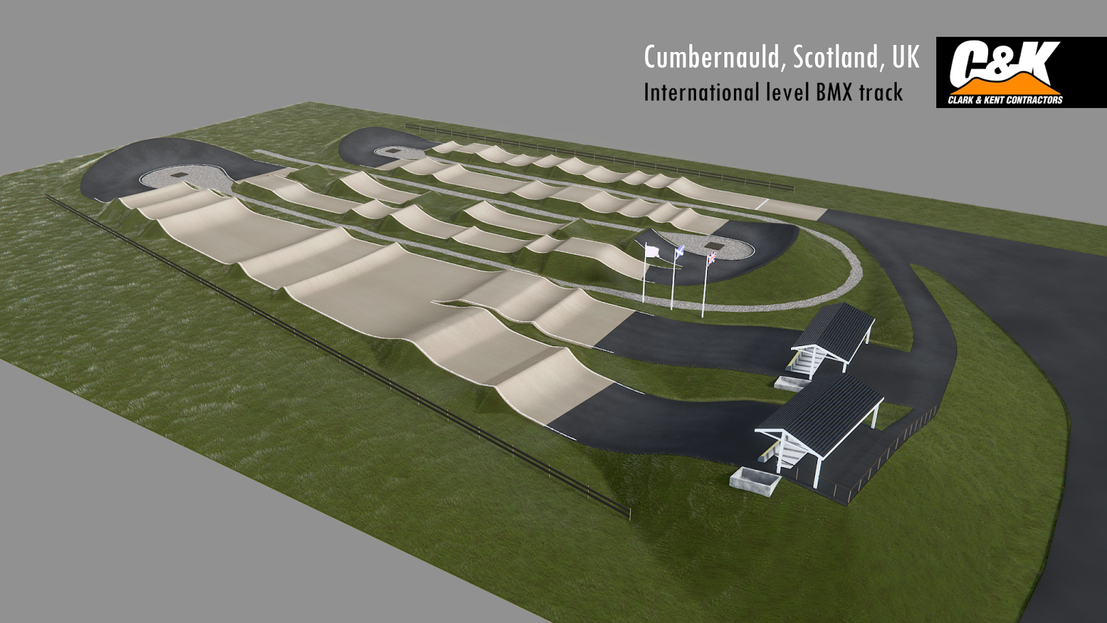 red division CUMBERNAULD BMX TRACK ESCOCIA