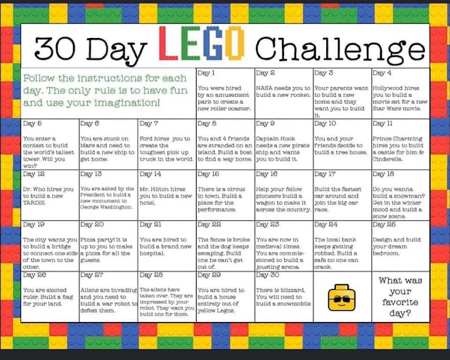 30 Day Lego Challenge 