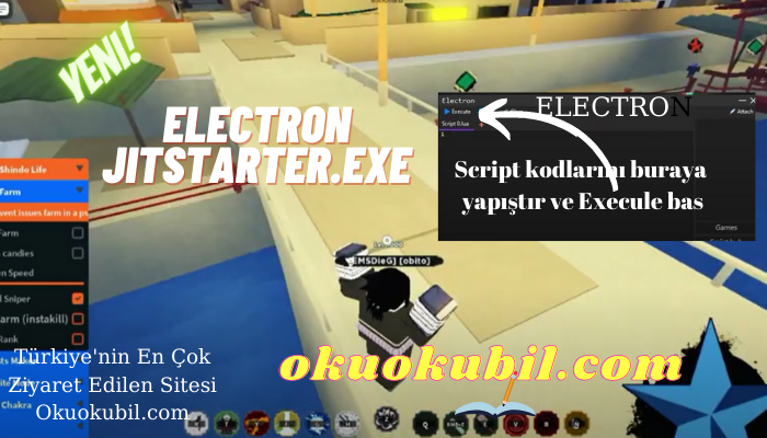 Roblox Electron JITStarter.exe Hile Programı Script kodları Ekle 2021