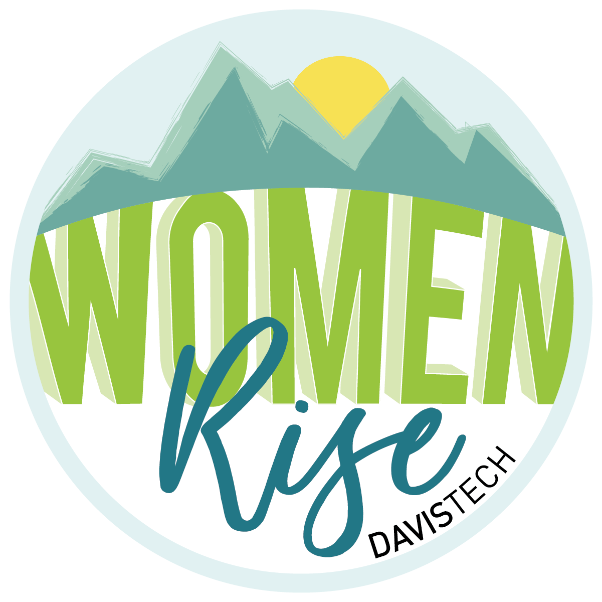 Designer Lisa Bell Davis Tech Women Rise Committee; logo and posters