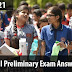Kerala PSC Tenth Level Preliminary Exam Answer Key - 03 Jul 2021