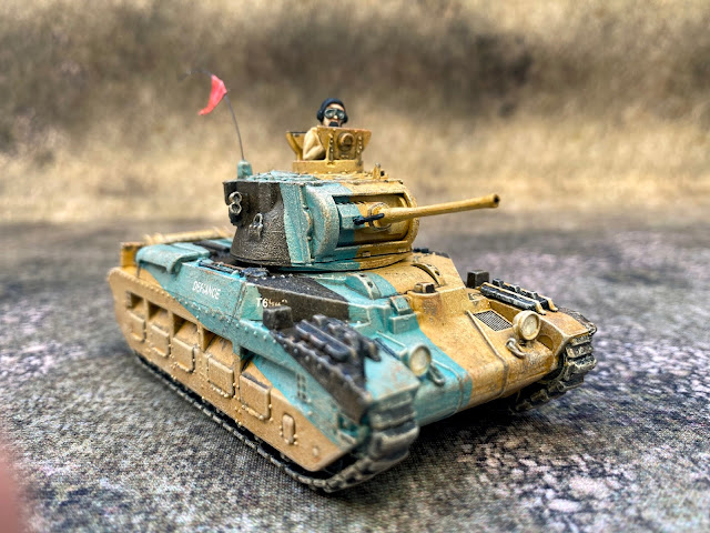 28mm  WW2 Matilda MkII Tank in Ethiopia for Bolt Action (Warlord)
