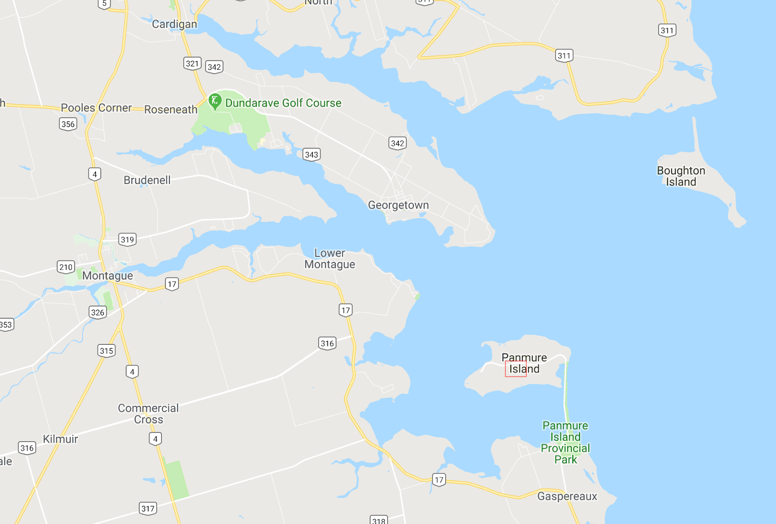 Canadian Island Activators Panmure Island PE002