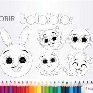 Desenho para Colorir Funk do Pão de Queijo dos Bolofofos, divirta-se  colorindo lindos desenhos dos Personagens B…