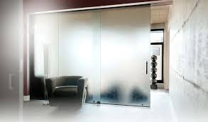 Frosted Glass Partition