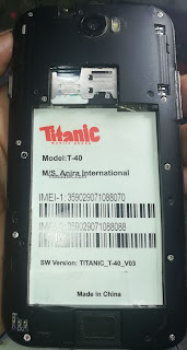 titanic T_40 Flash File Firmware without password