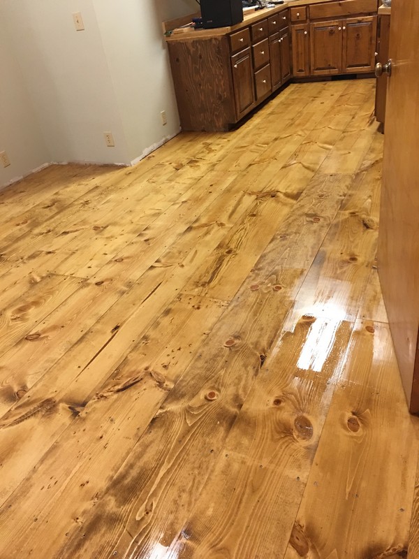 Diy Wide Plank Pine Floors Part 2 Finishing The Roots Of Home
