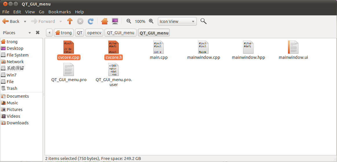 TRong Programing World [Qt] Create menu bar with QT