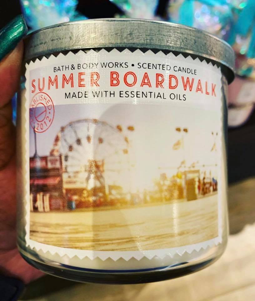 Life Inside the Page Bath & Body Works Summer Boardwalk Candle