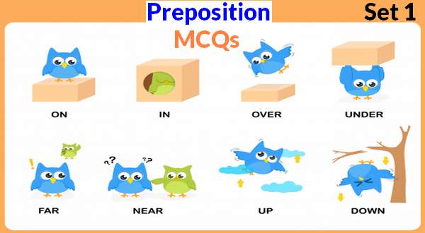 English Preposition MCQs With Answers Set 1
