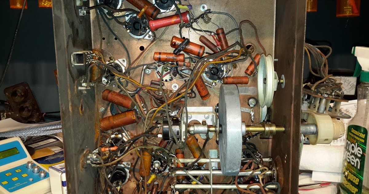 Steve's Eclectic Radio Blog Zenith Chairside Capacitor Madness!