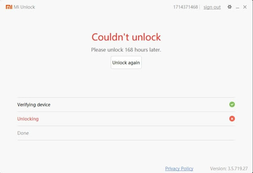 How To Unlock Redmi Note 8 Pro Bootloader Easily (Official Method) 9 MI-unlock-error