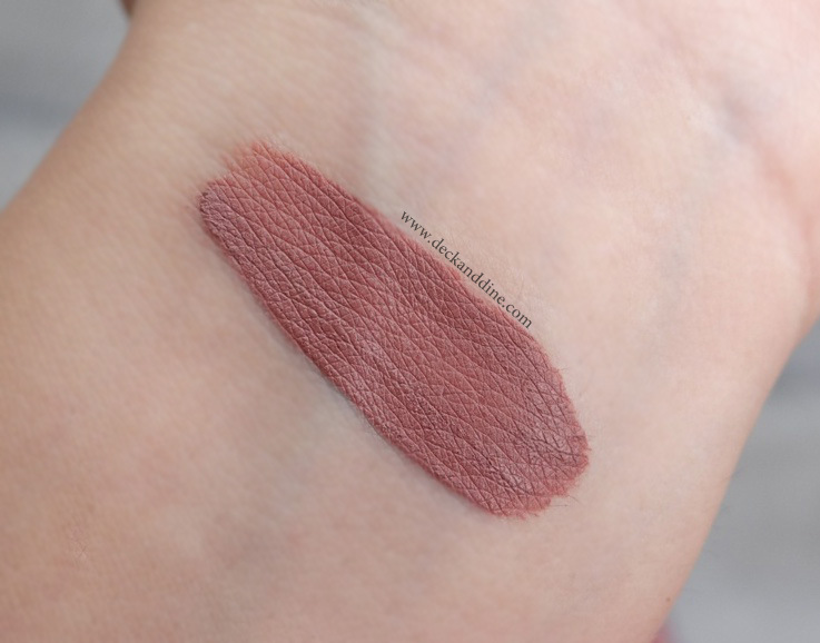 Nyx Liquid Suede Cream Lipstick Soft Spoken Review Swatches Lotd And Fotd Deck And Dine
