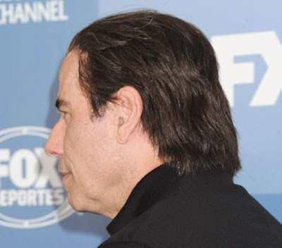John Travolta wig bald funny