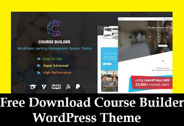 Free Download Course Builder WordPress Theme