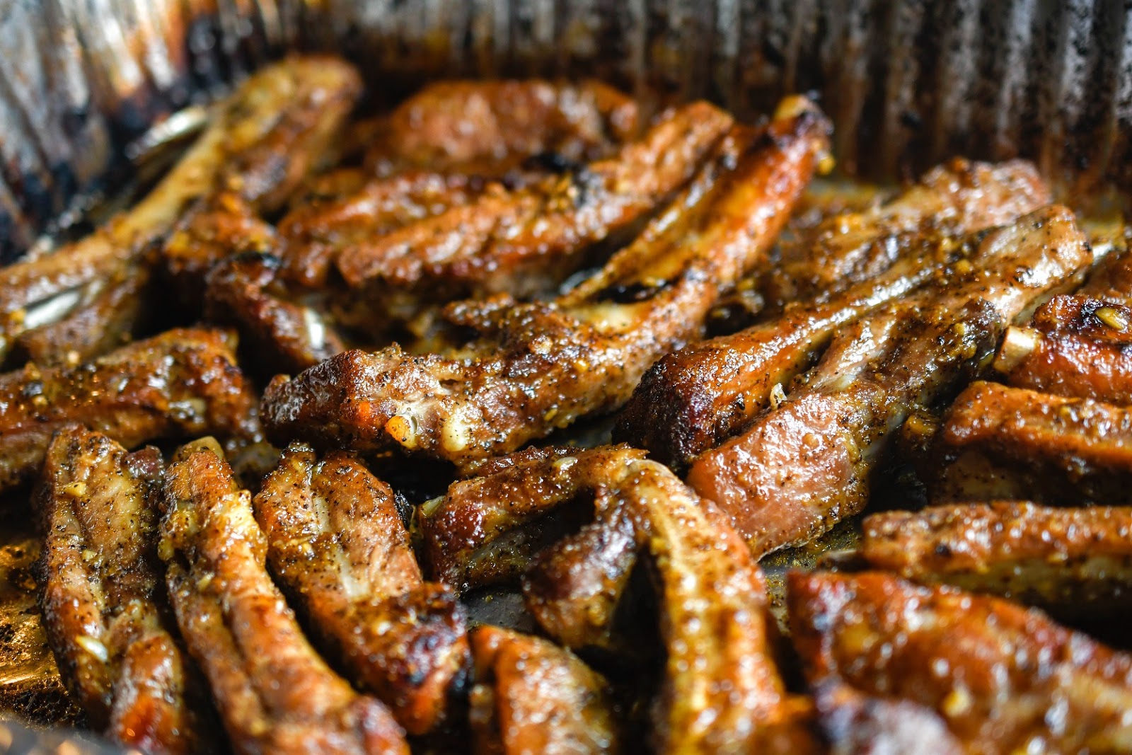 Greedy Girl Garlic Lemon pepper almost fried Spare ribs