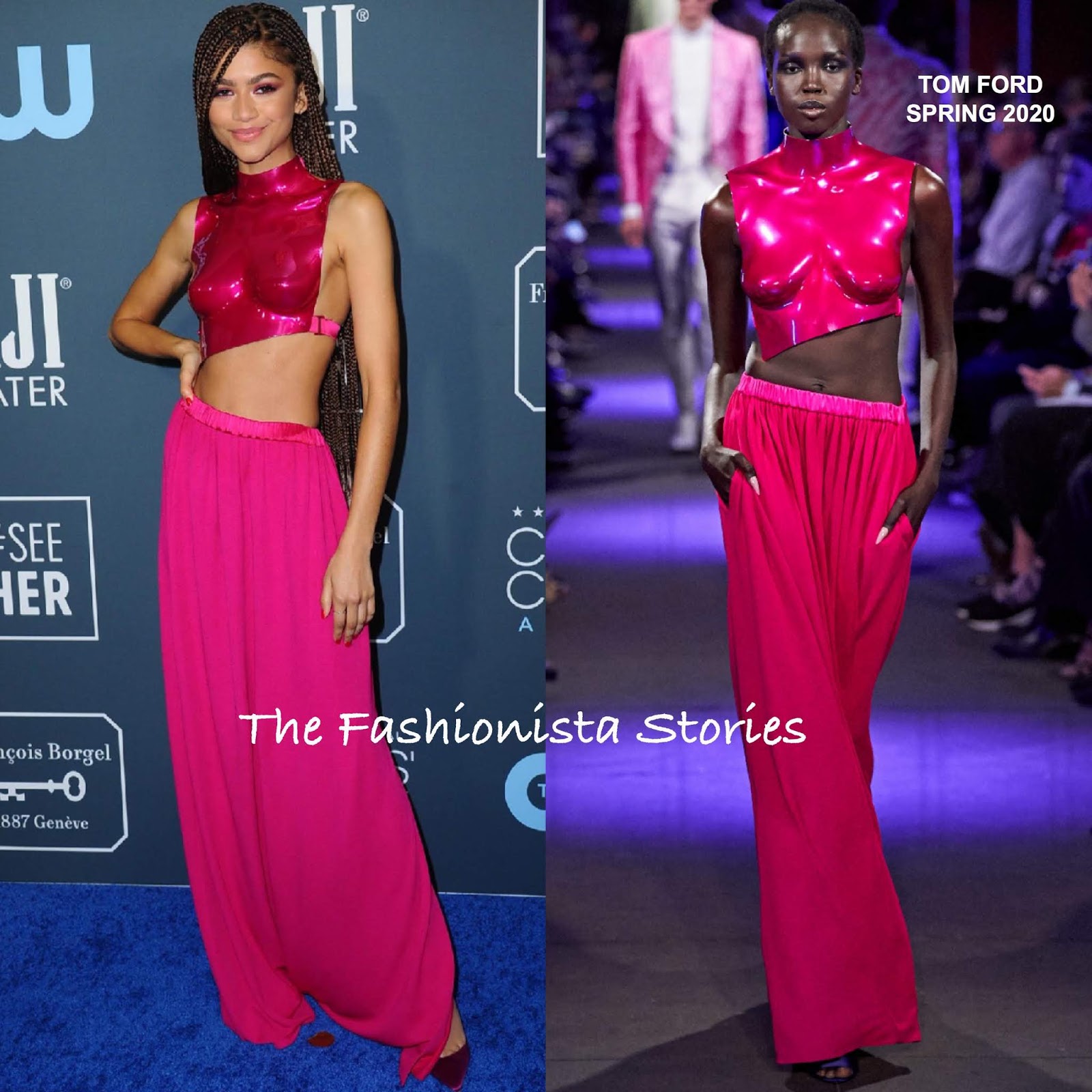 Zendaya in Tom Ford at the 25th Critics Choice Awards