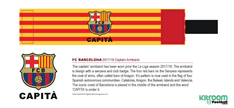 Barcelona Captains Arm Band Official Merchandise F.C