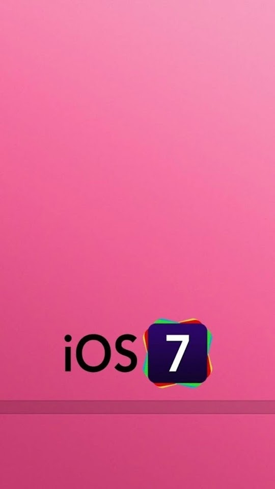   iOS 7 Logo with Pink Background   Galaxy Note HD Wallpaper