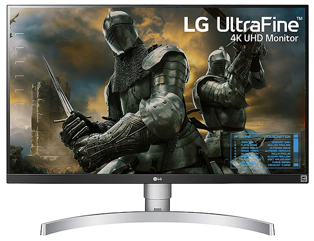 LG 27 inch 4K-UHD Monitor - White