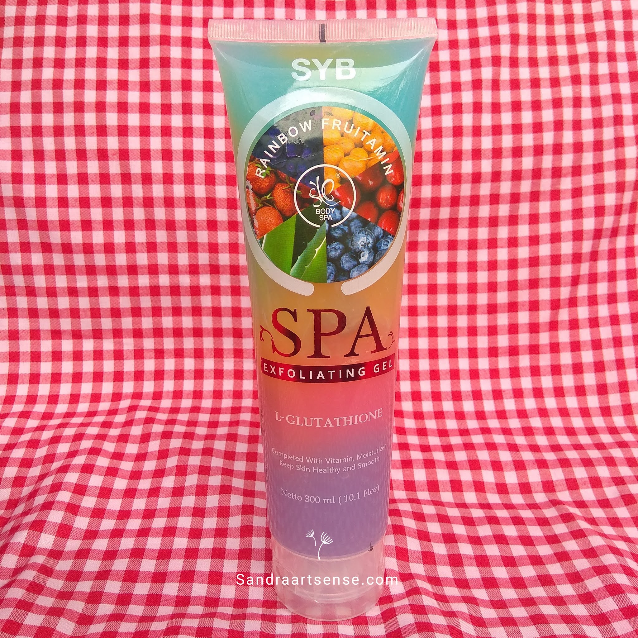 Review SYB Spa Exfoliating Gel Rainbow
