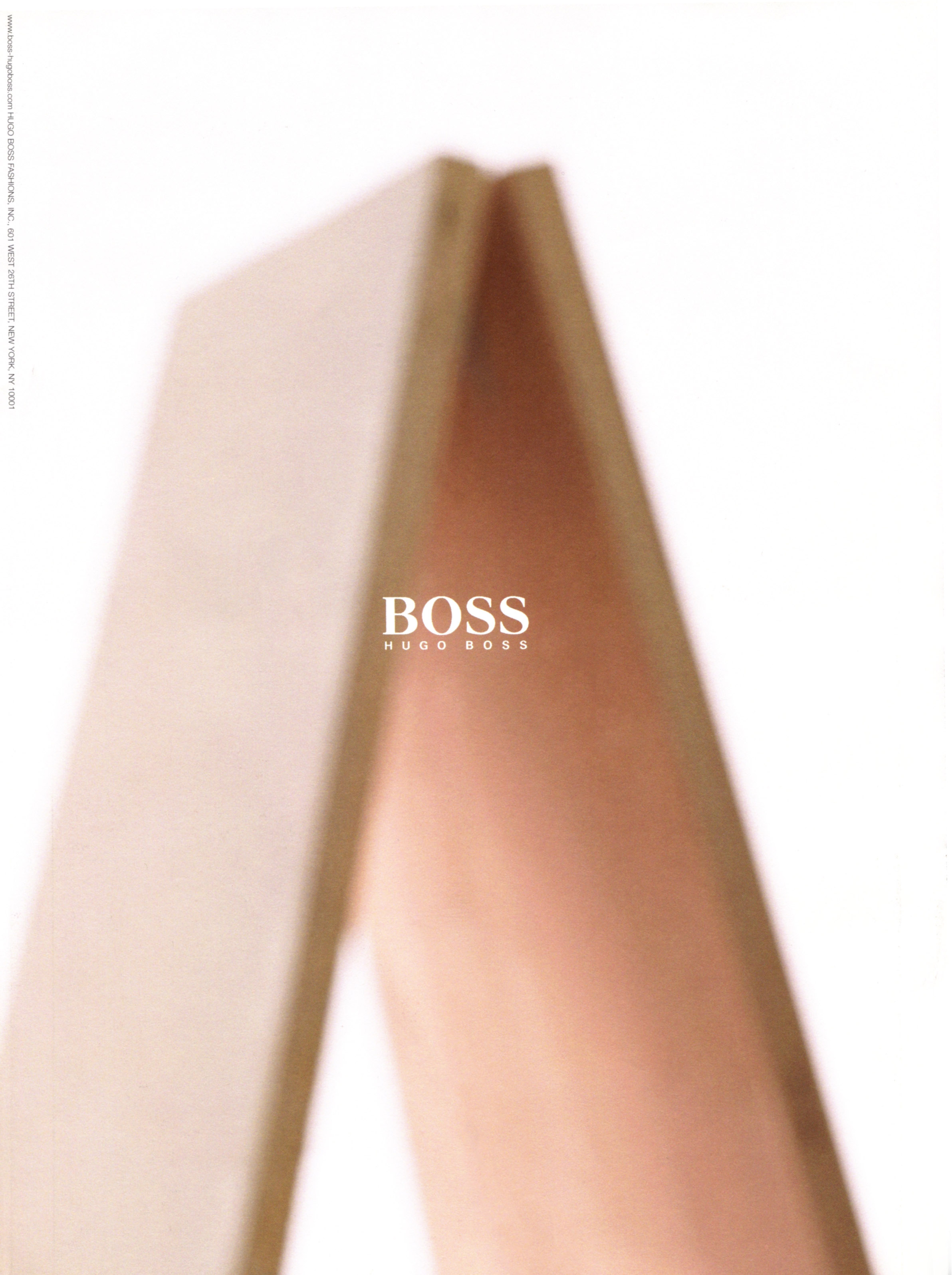 AD CAMPAIGN: HUGO BOSS SS 2001