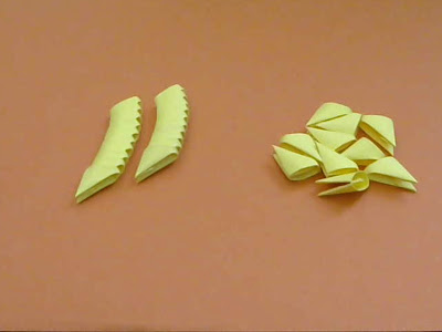 3d origami pieces