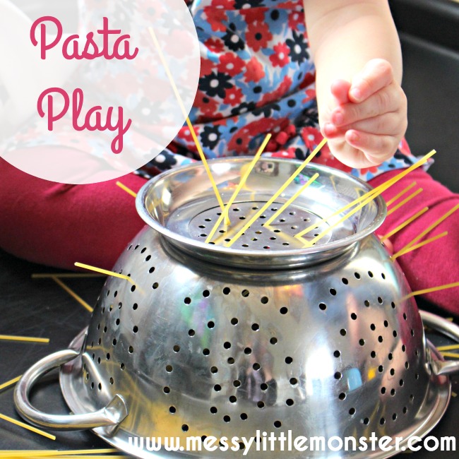 Pasta Play - Easy activity ideas that work on fine motor skills - Messy  Little Monster