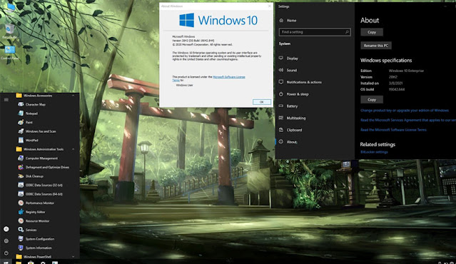 حصرياً ويندوز 10 سوبر لايت - اصدار مخفف جداً للاجهزة الضعيفة بأداء متكامل للألعاب Windows 10 Pro 20H2 Build 19042.844 Superlite For Gaming