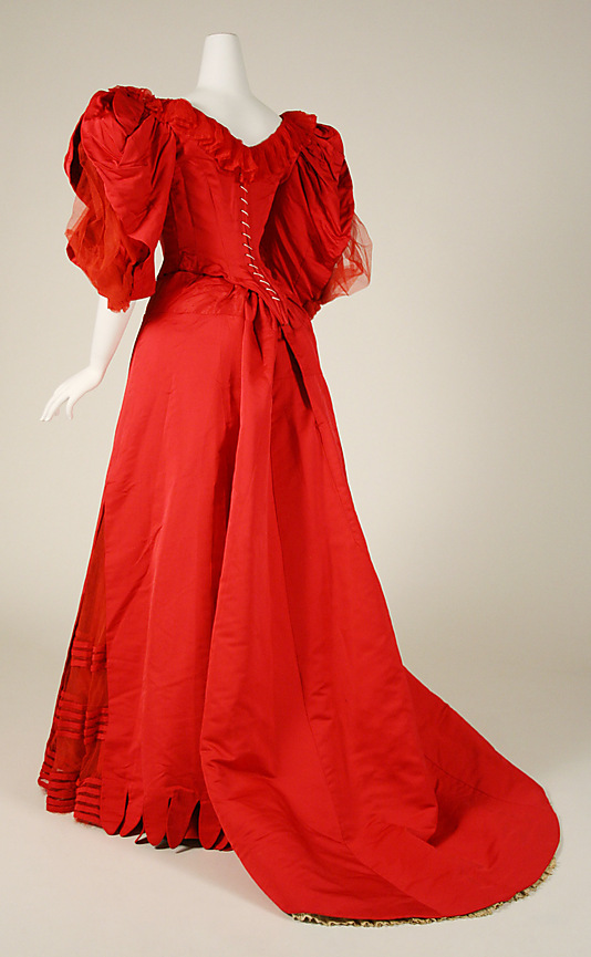 1890s ball gown