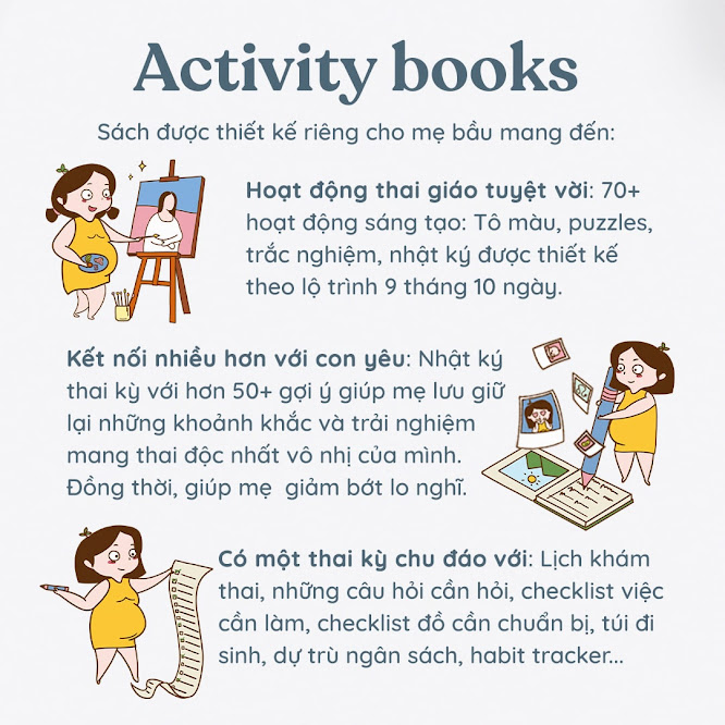 [A116] Top những cuốn sách giúp mẹ đánh bay stress thai kỳ