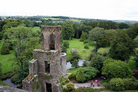 Blarney Castle Watchtower viewed from the top of the castle.