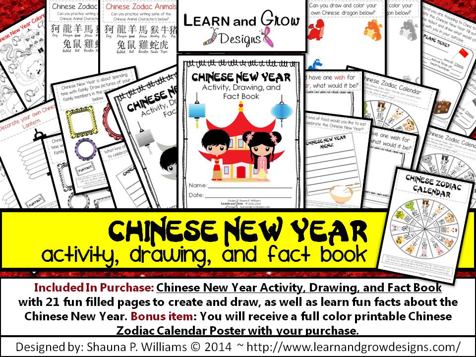 Chinese New Year Colors Book 3