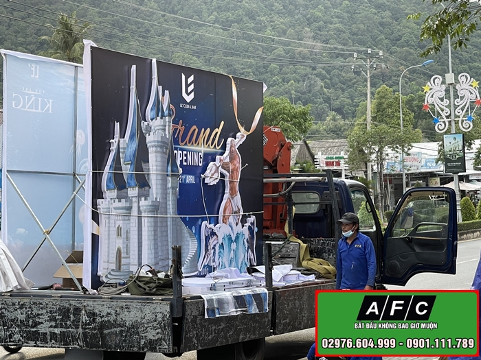 Thi công Biển quảng cáo in 3D ngoài trời tại Phú Quốc