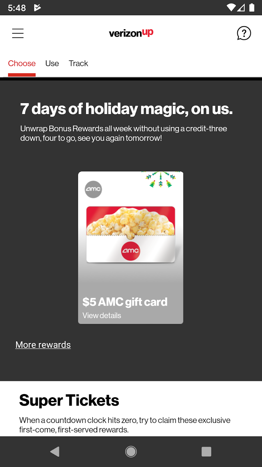 One Momma Saving Money: Verizon Up - Today score a #Free $5 AMC gift card
