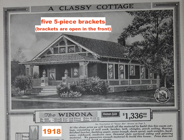black and white catalog image of Sears Winona