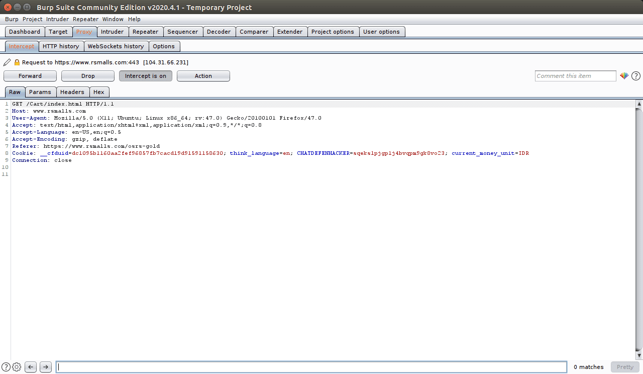 How to tamper data of a website using Burp Suite