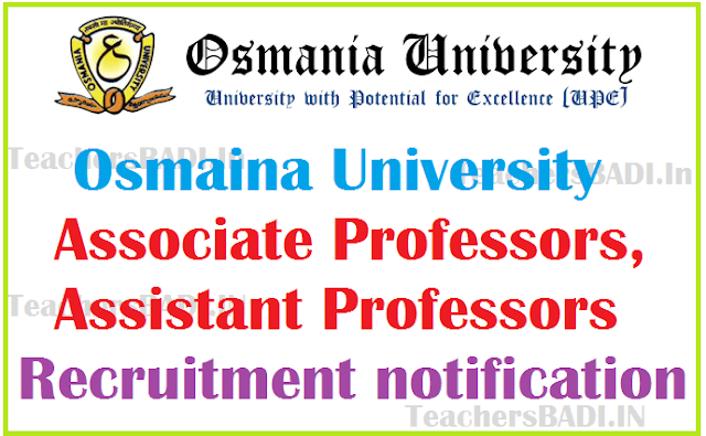 OU Associate, Assistant Professors Recruitment 2016 OU Associate, Assistant Professors Recruitment 2016