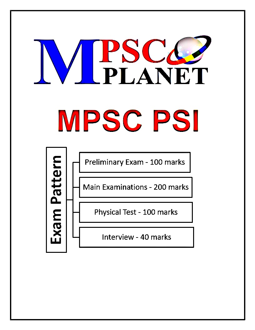 MPSC PSI EXAM PATTERN AND SYLLABUS MPSC