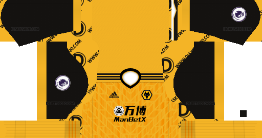 kit wolverhampton dream league soccer 2020