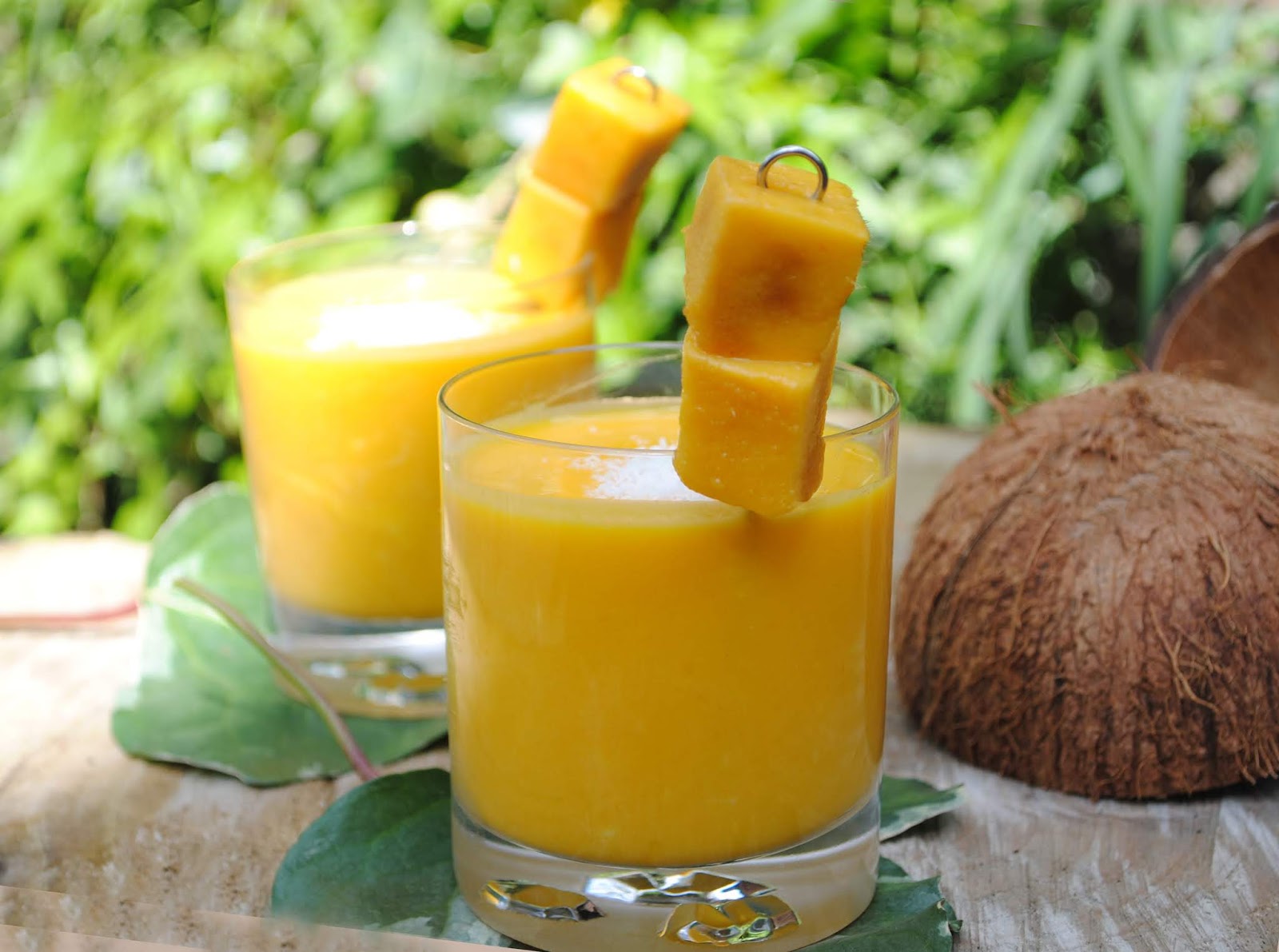 Sweet Mango and Coconut Lassi simply.food
