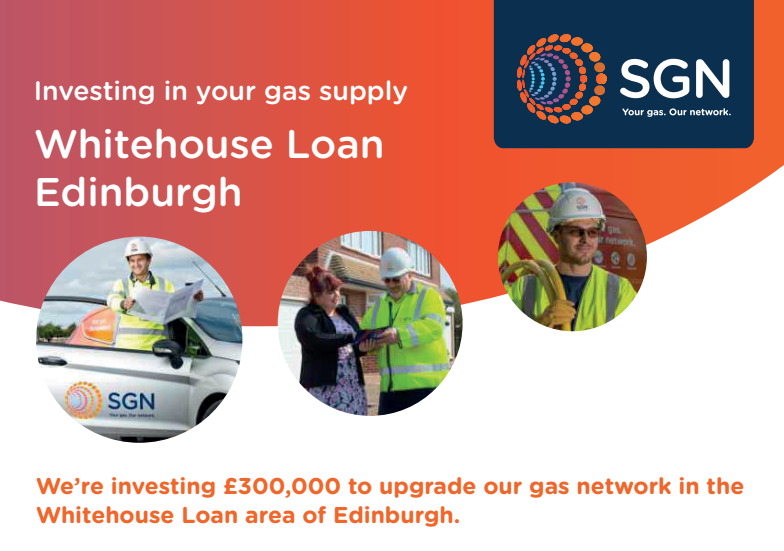 Marchmont and Sciennes Community Council Whitehouse Loan gas main replacement works starting