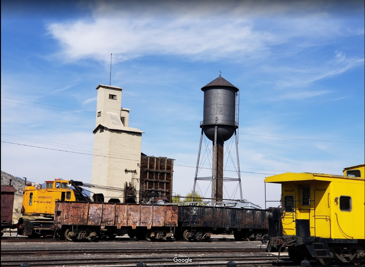 Towns And Nature Ely Nv Nevada Northern Railway Museum Wood And Concrete Coaling Towers