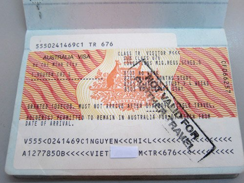 Làm visa Úc ở HCM