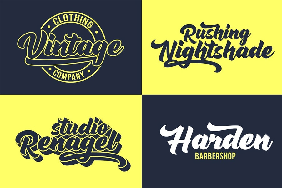 Rushing Nightshade Logo Script Font Free Download | Free Script Fonts