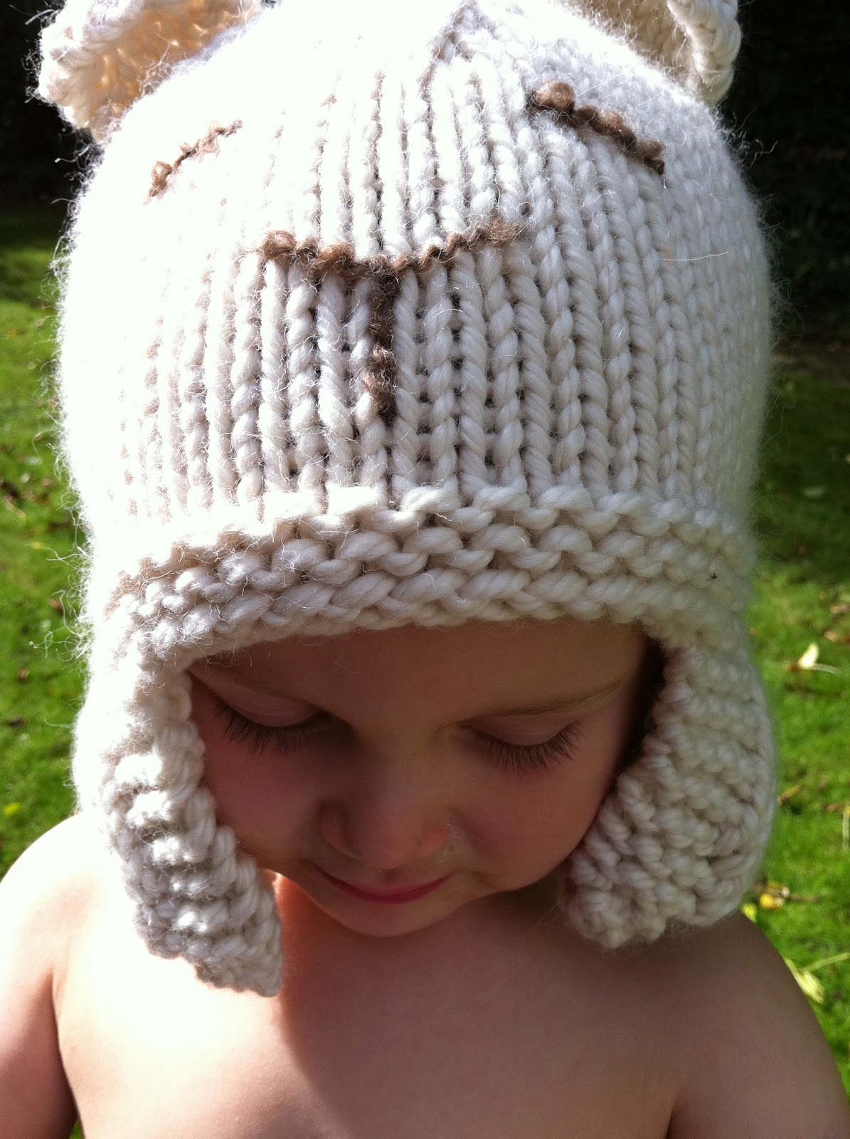 Pattern Handknit Hat Bulky Yarn Quick Easy by TerrificCreations