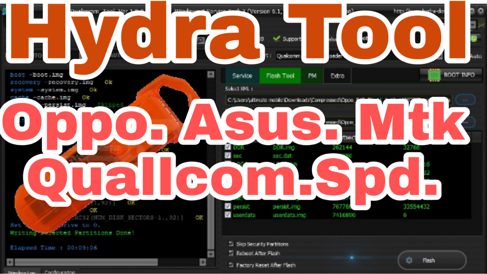 HYDRA TOOLMTK,SPD,OPPO,VIVO,ASUS BEST SOFTWARE 4 ANDROID FHONES Gsm