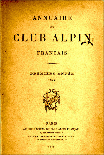 Annuaire du Club Alpin Français de 1874